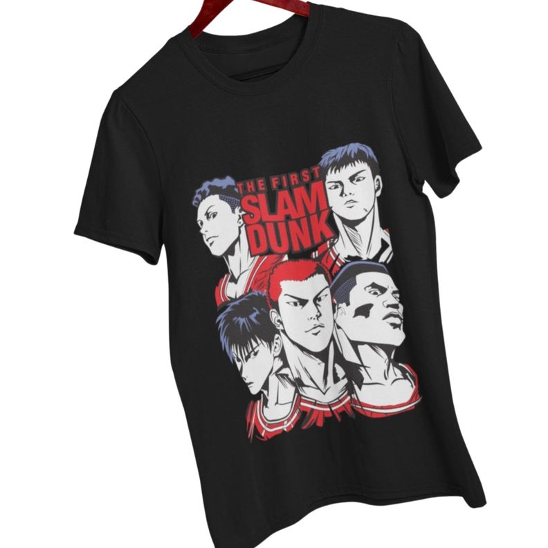 Polera Animé Slam Dunk: The First Shohoku Sakuragi Rukawa-0