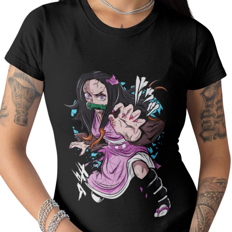 Polera Animé Kimetsu No Yaiba Demon Slayer Nezuko-0