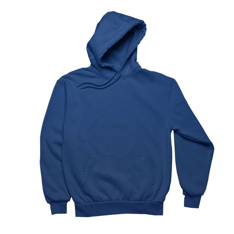 Poleron canguro con capucha unisex algodón para estampar-2
