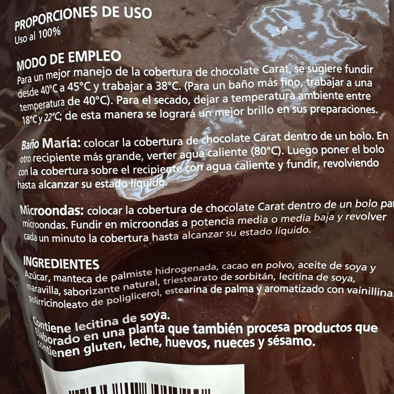 Gotas Chocolate Sucedaneo Semibitter Alf Carat 1kg-2
