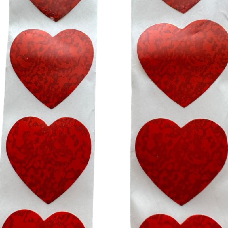 Stickers Corazon D 100un 2,5cm-1
