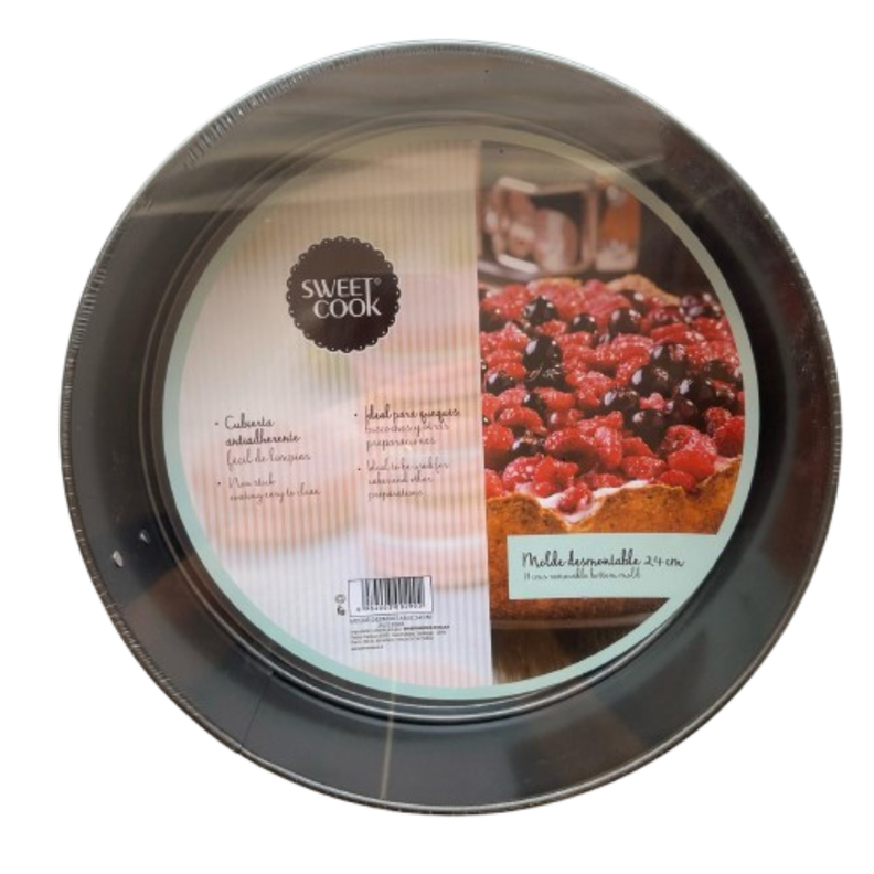 Molde Bizcocho Desmontable Sweet Cook 24 cm-2