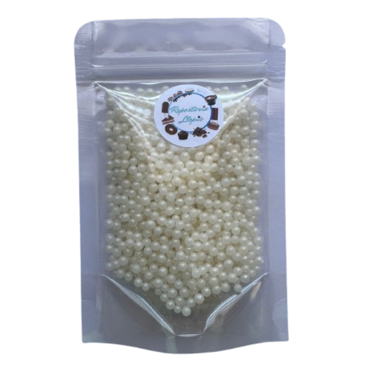 Perla Blanca Brillante 4mm 70gr-0