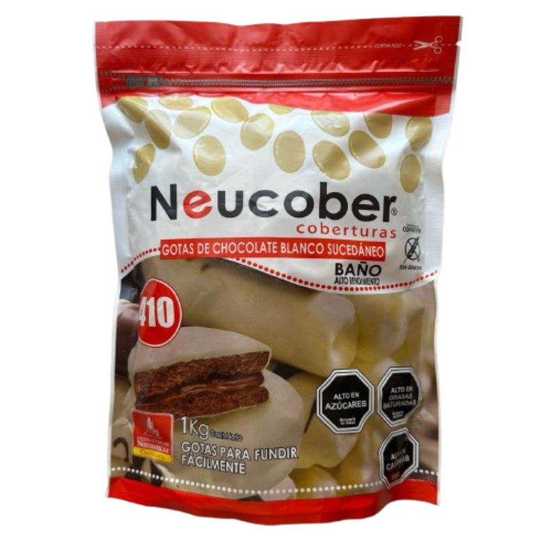 Gotas Chocolate Sucedaneo Blanco 410 Neucober 1kg-0