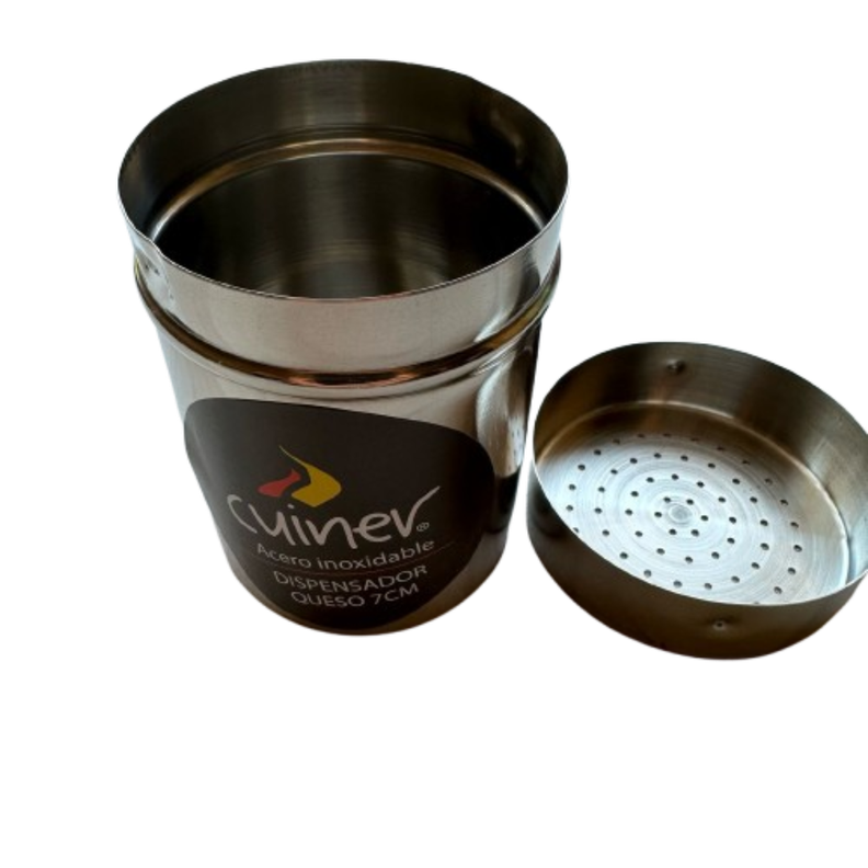 Dispensador Queso Rallado Acero Inoxidable 7cm-2