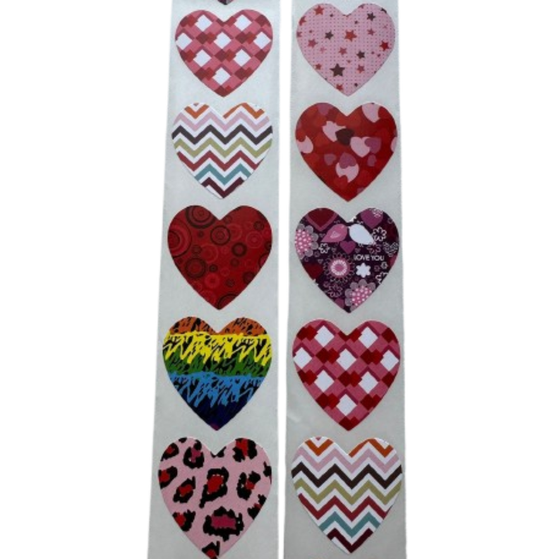 Stickers Corazon A 100un 2,5cm-0
