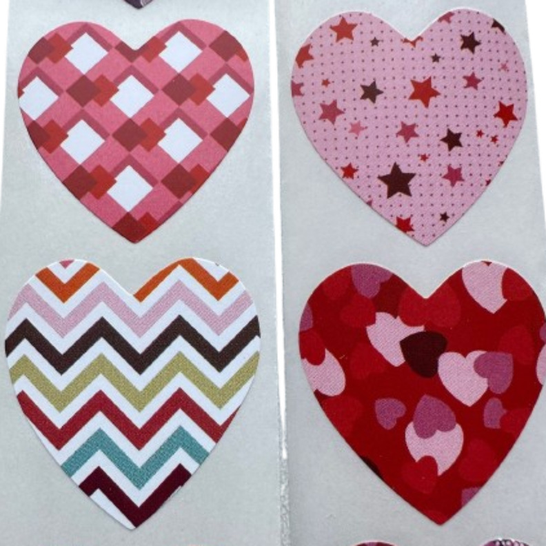 Stickers Corazon A 100un 2,5cm-2