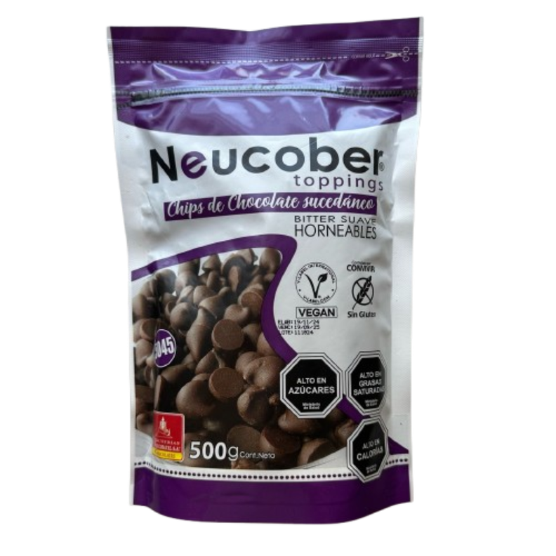 Chips Chocolate Sucedaneo Semibitter Neucober 500g-0