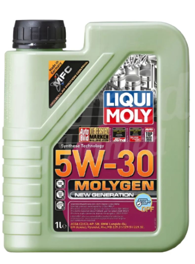 Lubricante 5w30 Liqui Moly New Generation Full Sint tico DPF 1lt Verde Fluor