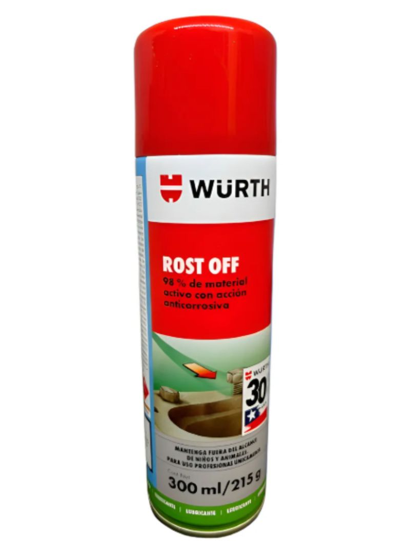 Lubricante Removedor de Oxido Rost Off Wurth 300 Ml