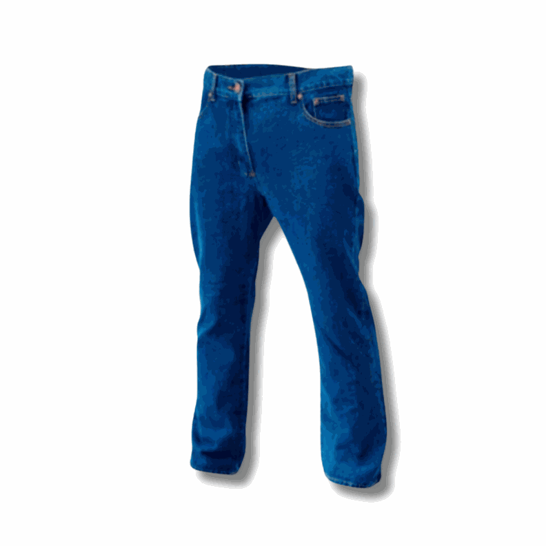 Jeans de Mezclilla Prelavado Azul-3