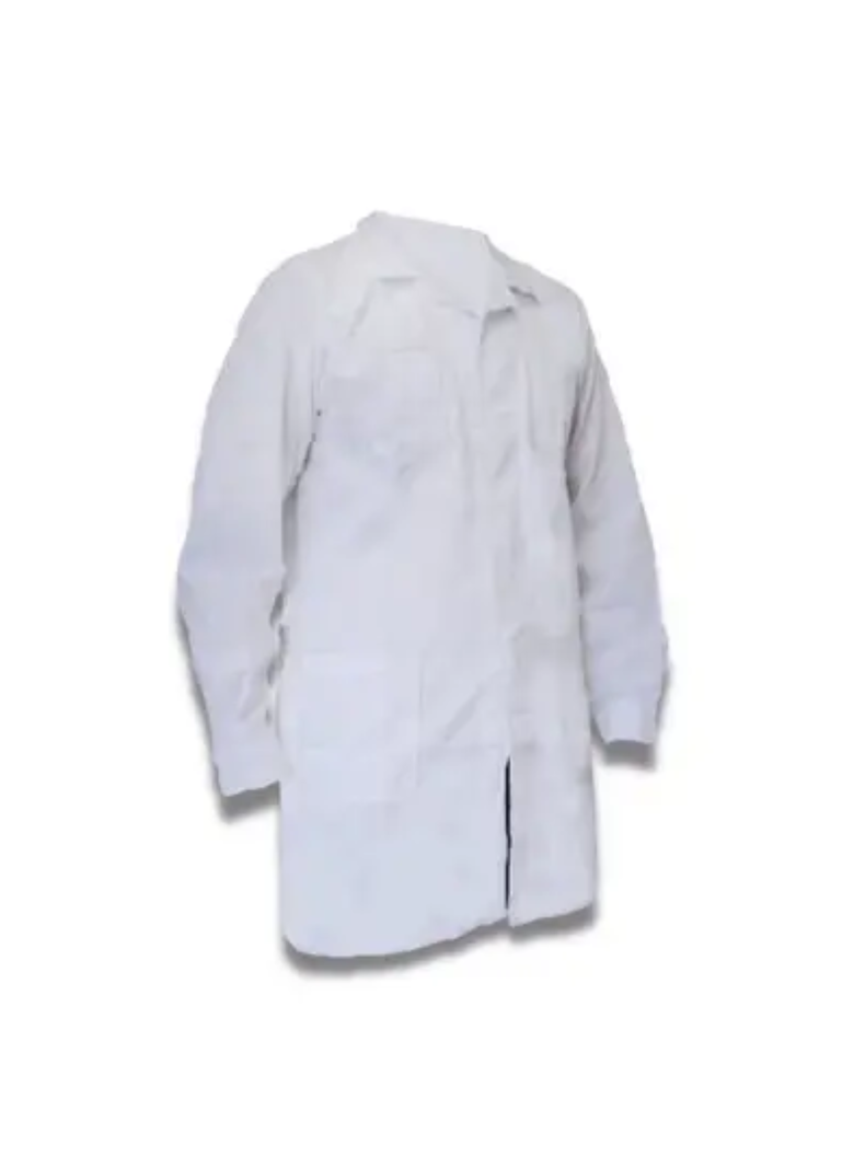 Cotona Poplin Manga Larga Blanca Talla L-0