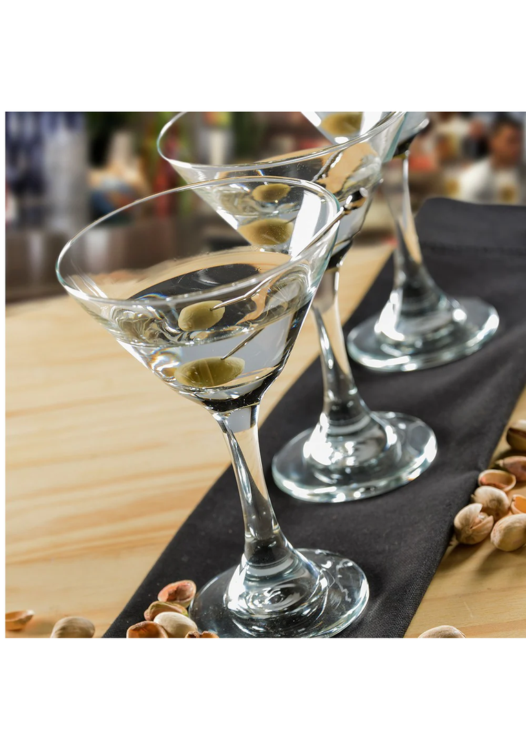 Set 4 Copas De Martini 274 Ml Vidrio Transparente-1