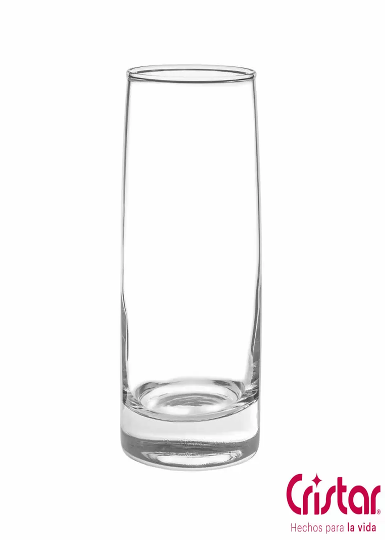 Set 6 Vasos de Vidrio Alto Toledo 388 ml Transparente-1