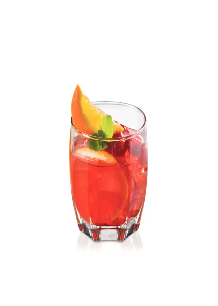 Set 6 Vasos de Vidrio Amadeus Rocks 353 ml Transparente-0