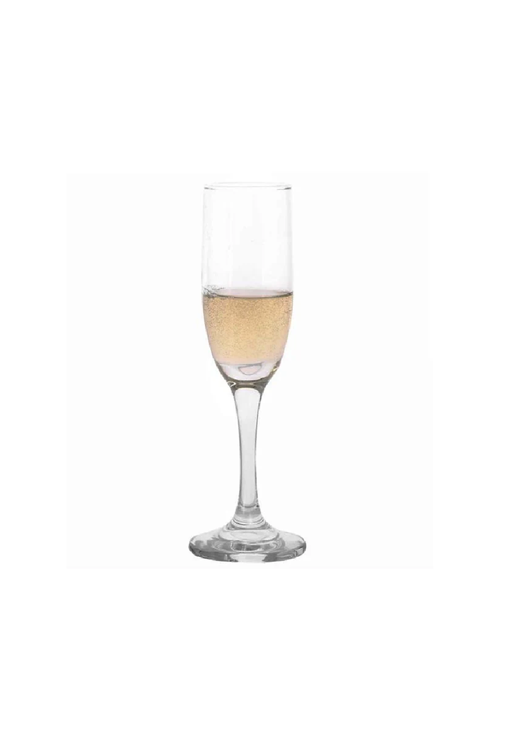 Set 6 Copas Flute Champagne 183ml Rioja Vidrio Transparente-0