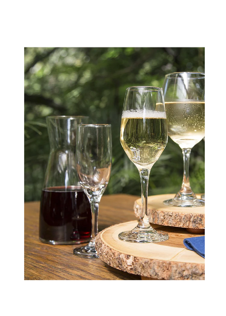 Set 6 Copas Flute Champagne 183ml Rioja Vidrio Transparente-1