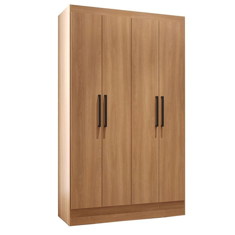Closet 4 Puertas Cajones Ambar Canela-Canela