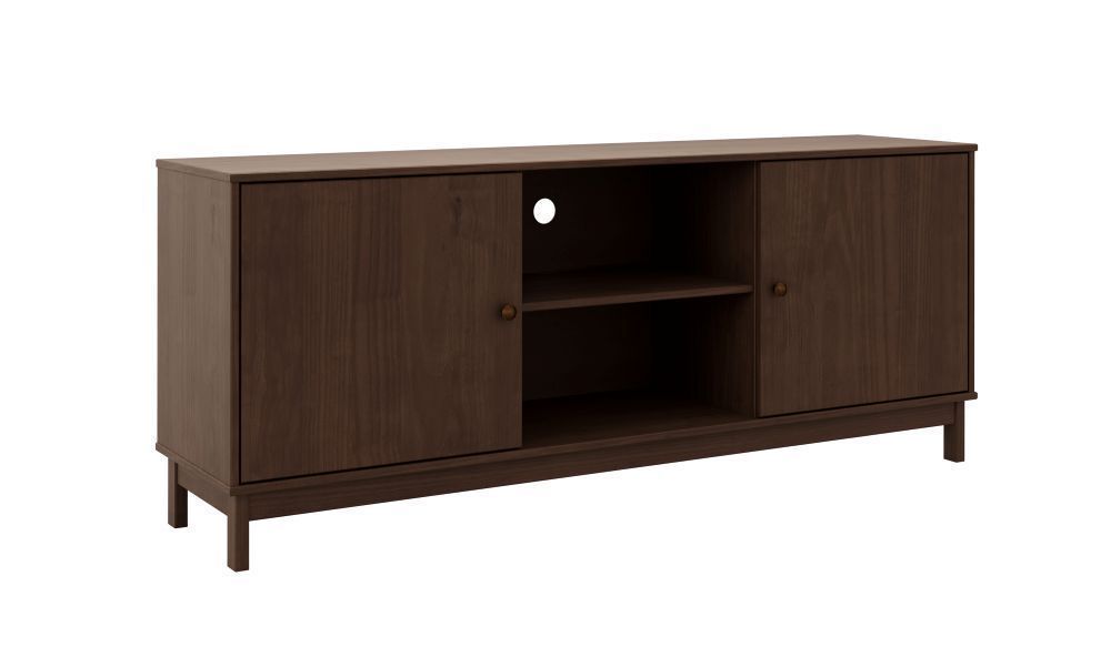 RACK 2 PUERTAS 650x1600x400 ESSENCIA CAOBA