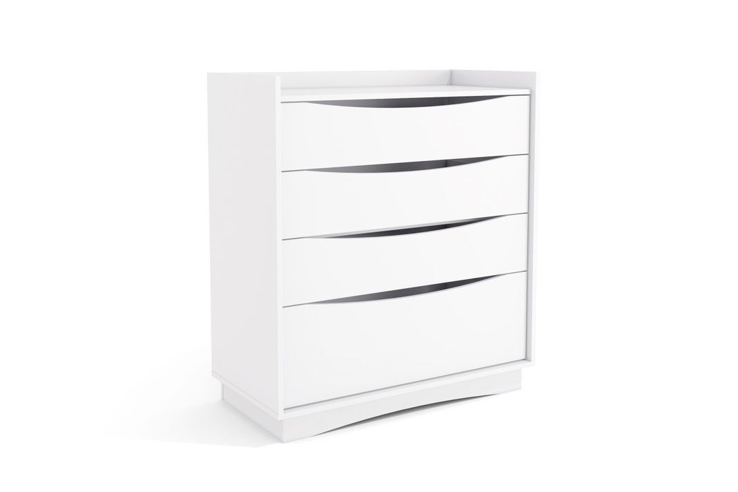 COMODA JERICO 4 CAJONES BLANCO