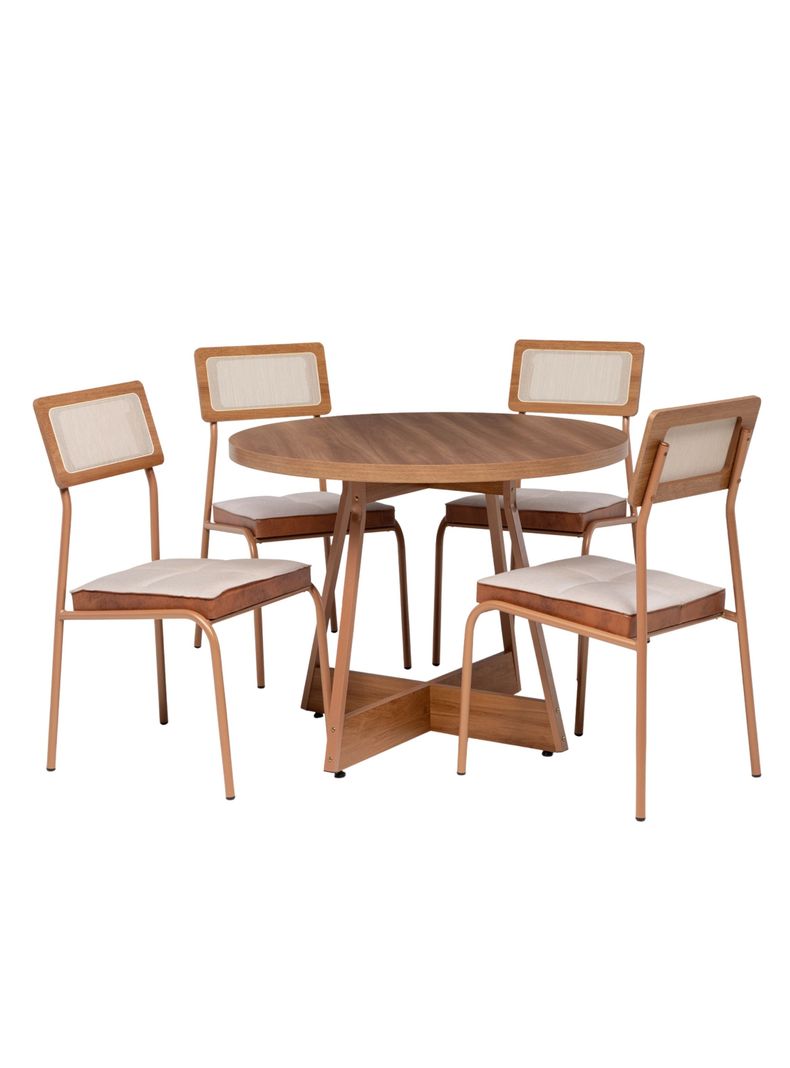 Comedor Capitolio 4 Personas Negro