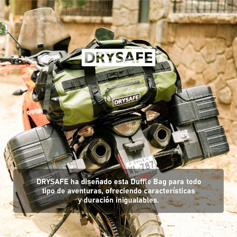 Bolso Duffel Bag 60 Litros Waterproof - Drysafe - Verde-5