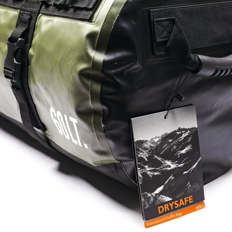 Bolso Duffel Bag 60 Litros Waterproof - Drysafe - Verde-4