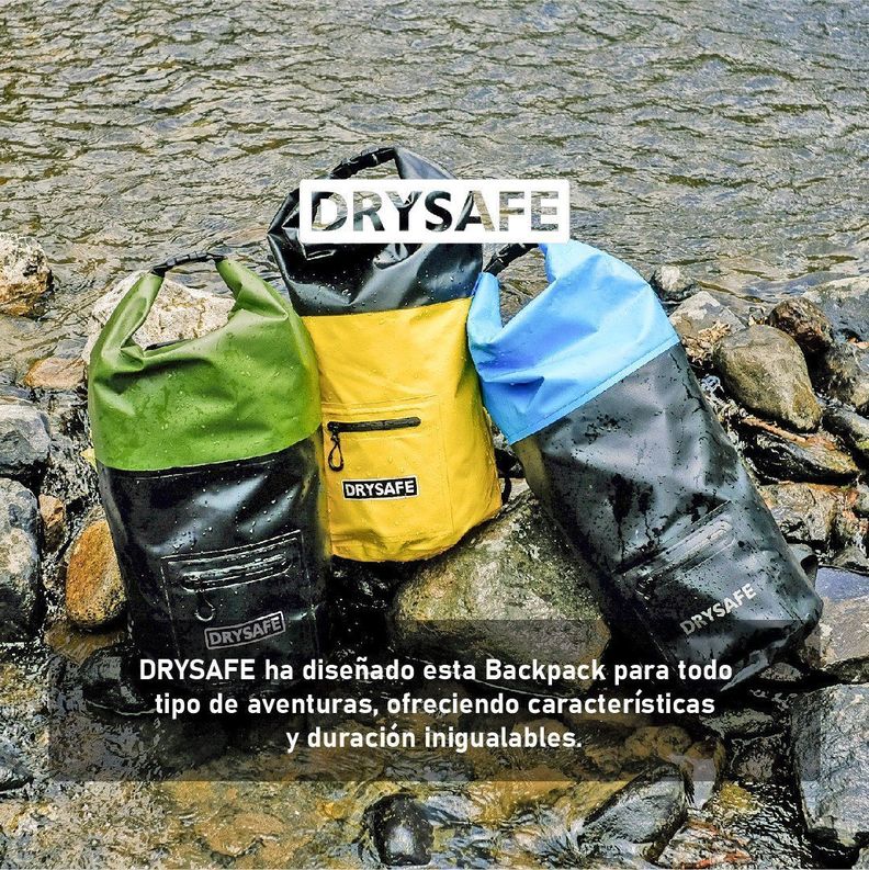 Mochila Morral 30 Litros Waterproof - Drysafe - Amarillo-3