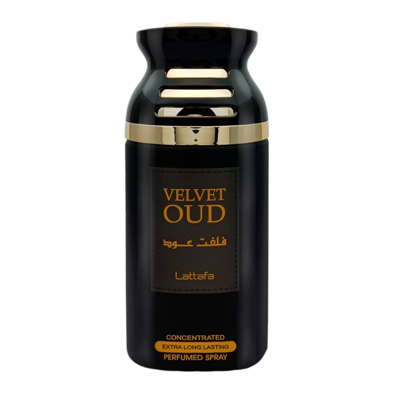 PERFUME  LATTAFA VELVET OUD DESODORANTE 250ML-0