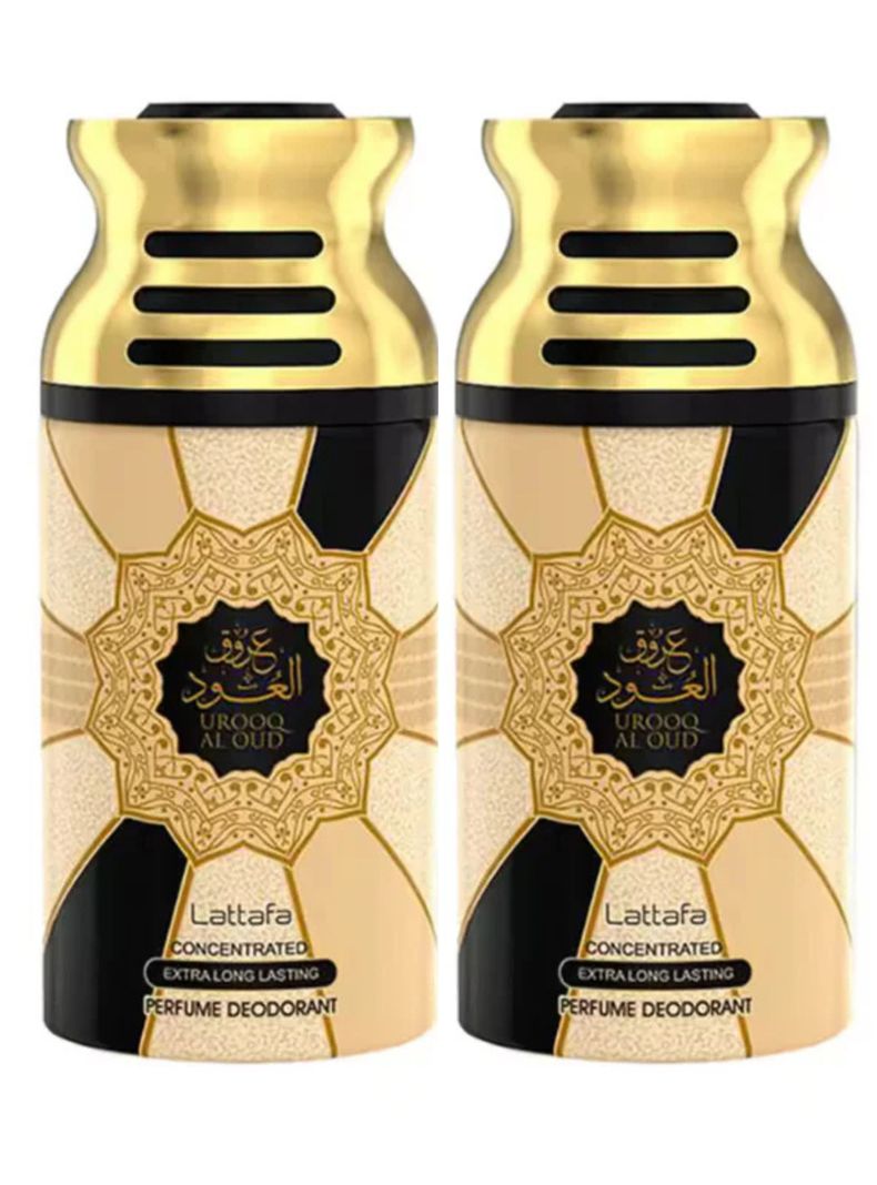 PERFUME  LATTAFA UROOQ AL OUD DESODORANTE 250ML-1