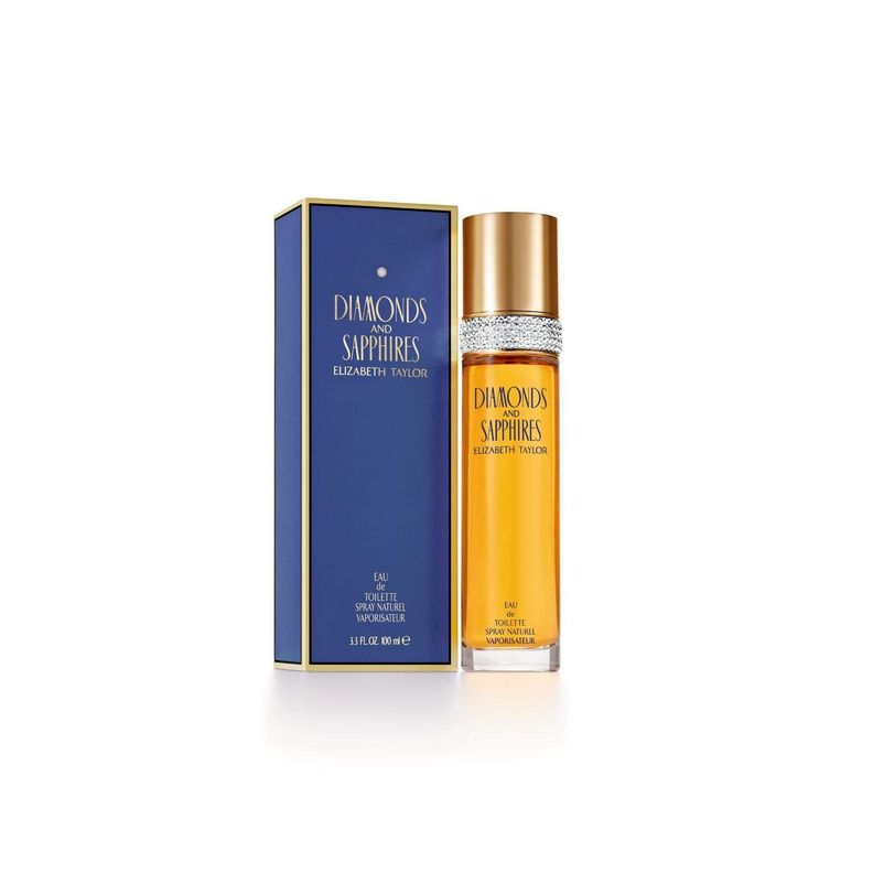 PERFUME  ELIZABETH TAYLOR DIAMONDS AND SAPPHIRES EDT 100ML-0