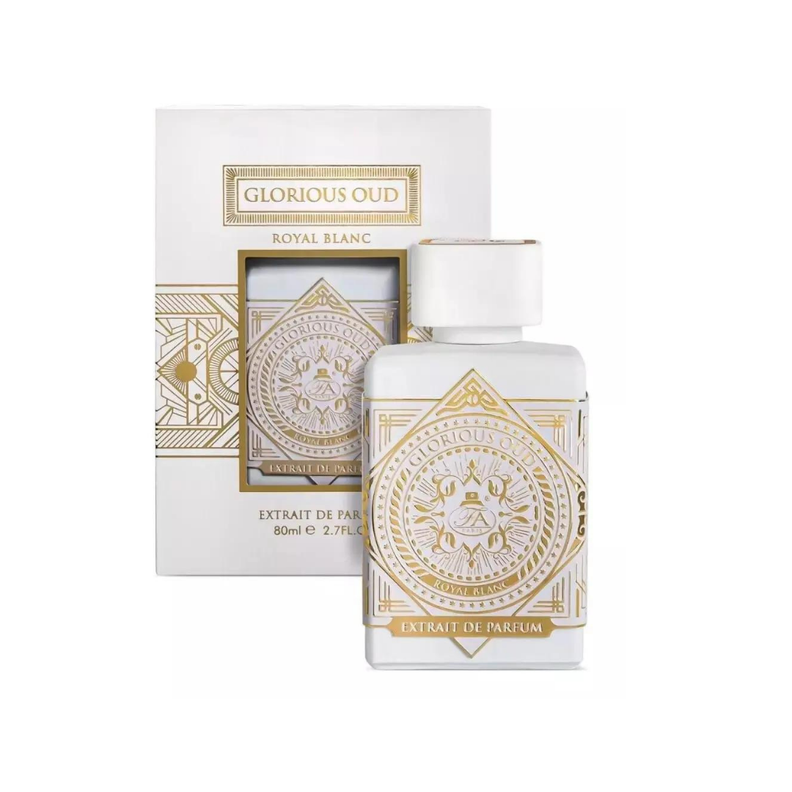 PERFUME  FRAGRANCE WORLD GLORIOUS OUD ROYAL BLANC EXTRAIT DE PARFUM 80ML-0
