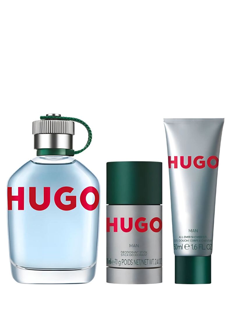 HUGO MAN ESTUCHE HOLIDAY YOUR OWN WAY EDT 125ML+72GM DEO STICK+50ML S.GEL-1