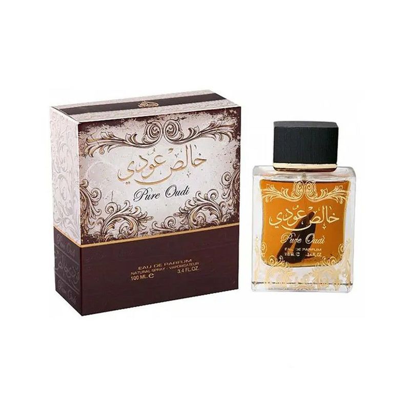 PERFUME LATTAFA PURE OUDI ESTUCHE EDP 100ML + DESODORANTE 50ML-0