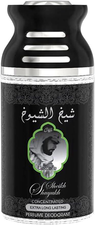 PERFUME  LATTAFA SHEIKH AL SHUYUKH DESODORANTE 250ML-0