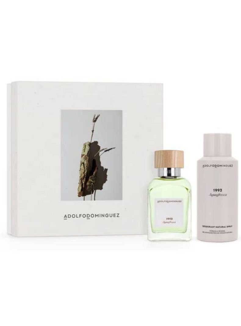 PERFUME ADOLFO DOMINGUEZ AGUA FRESCA 1993 HOMBRE ESTUCHE EDT 120ML+DESO 150ML