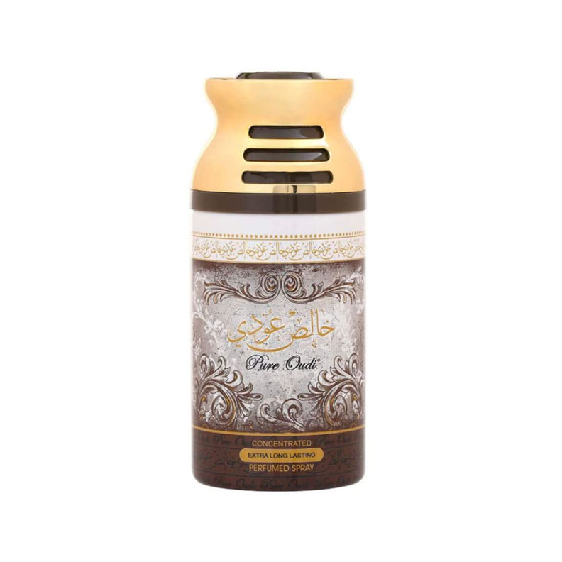 PERFUME  LATTAFA PURE OUDI DESODORANTE 250ML-0