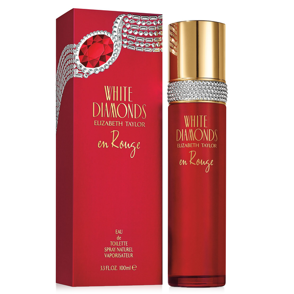 PERFUME  ELIZABETH TAYLOR WHITE DIAMOND EN ROUGE EDT 100ML-1