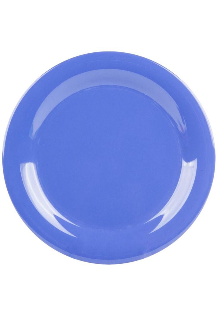 SET 3 PLATO MELAMINA AZUL 23 CM