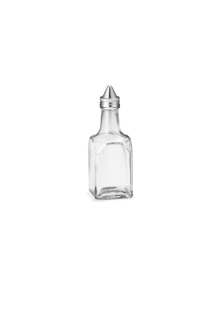 Botella Con Tapa De Acero 177 Ml Plateado Metalico