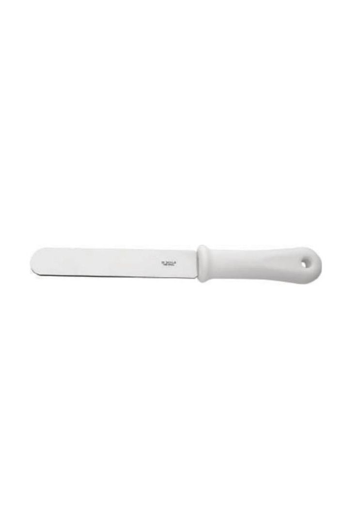 ESPATULA PASTELERA 15CM MANGO BLANCO-0