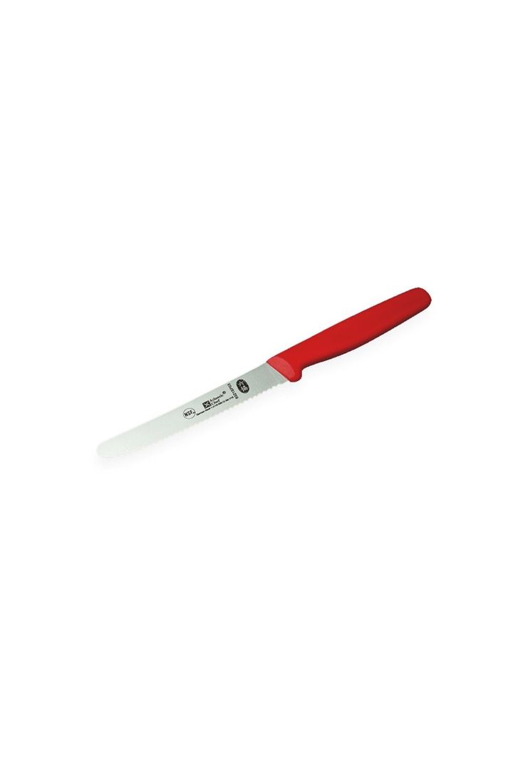 CUCHILLO UTILITARIO PUNTA REDONDA 11 CM. ROJO-0