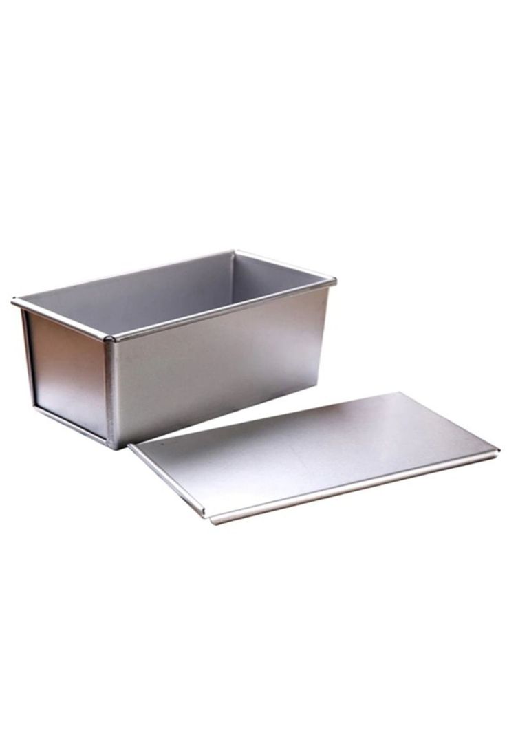 Molde De Pan Aluminio Con Tapa 31X9X11Cm-0