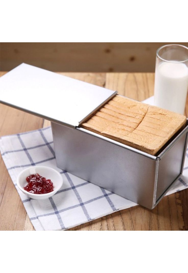 Molde De Pan Aluminio Con Tapa 31X9X11Cm-1