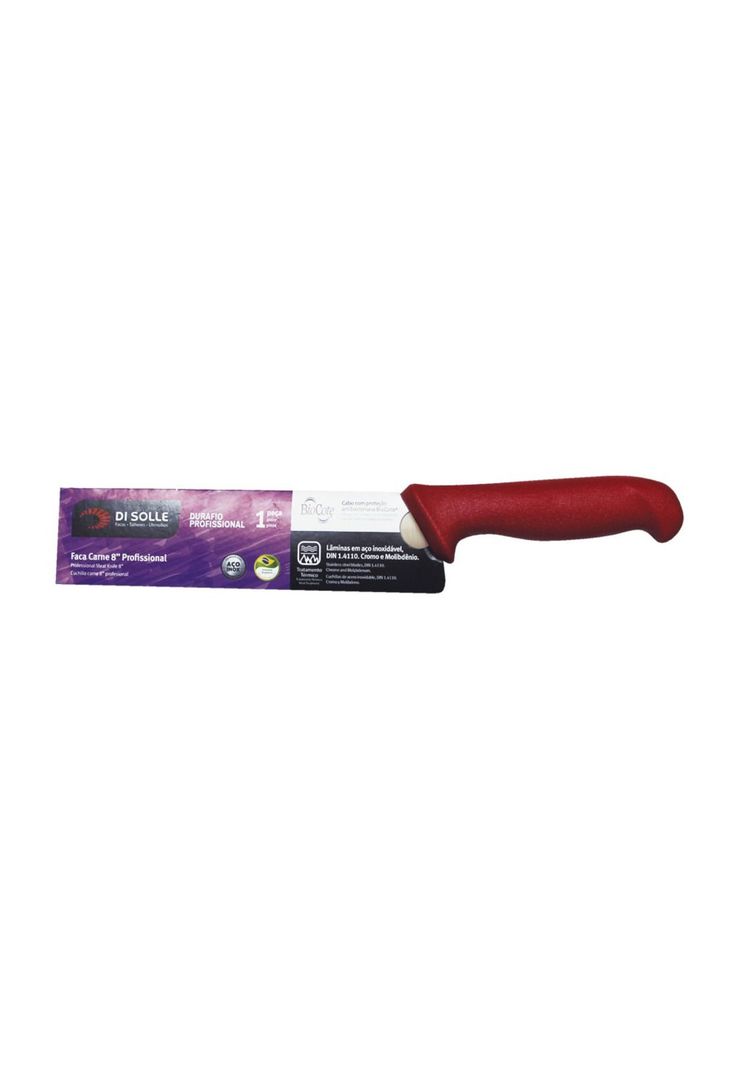 CUCHILLO MEDIO GOLPE ROJO HOJA DE 20 CMS.-1