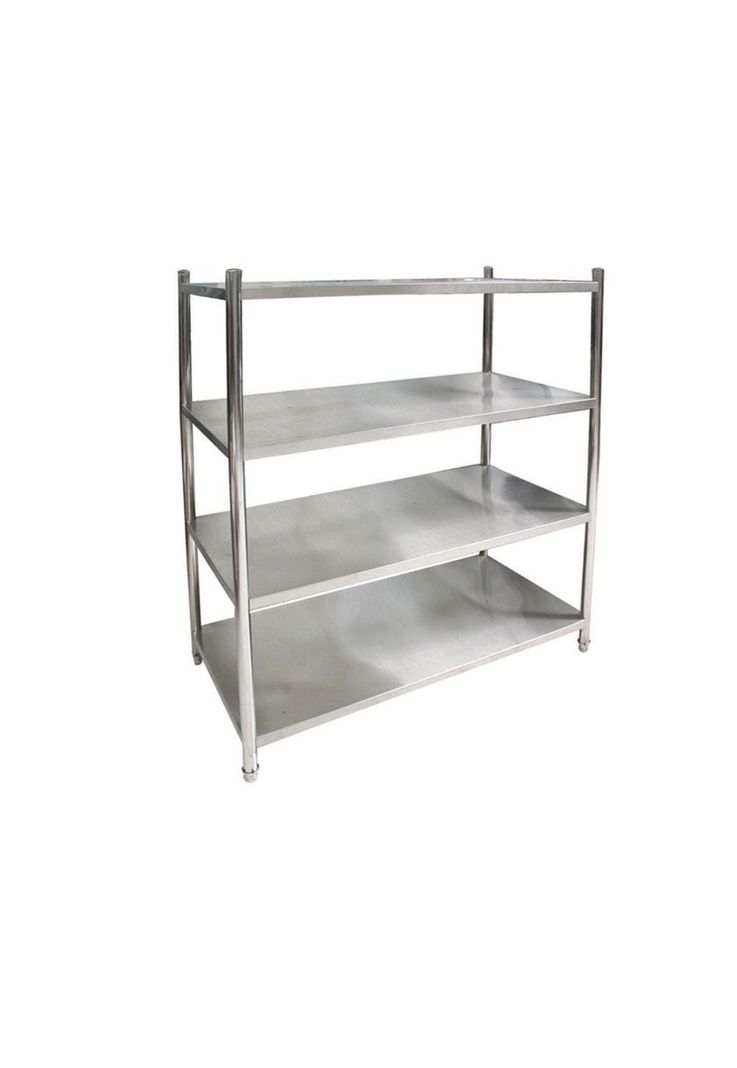 ESTANTERÍA ACERO INOX LISA 120x60x155 cm-0