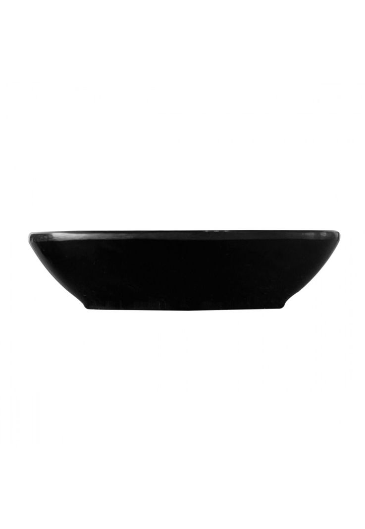 SET DE 6 PLATOS  RECTANGULAR 17x12x4 CM. MELAMINA NEGRA-2