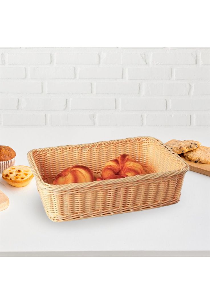 Panera Rattan Heavy Duty Rectangular 38X28X9 Cm-1