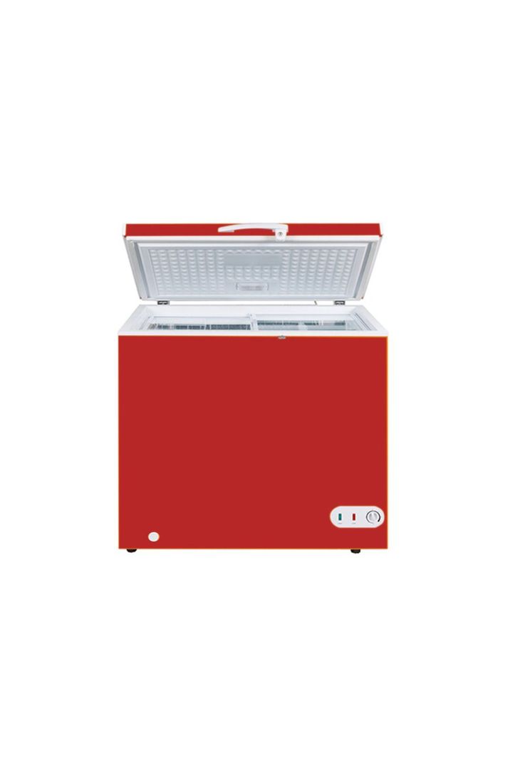 CONSERVADORA / CONGELADORA 215 LTS COLOR ROJO NORKALT-2