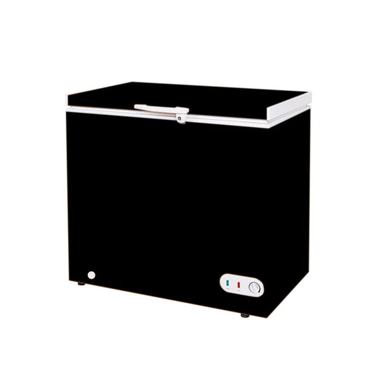 CONGELADORA HORIZONTAL 215 LITROS COLOR NEGRO NORKALT Gris